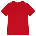 Boys Red Logo T-Shirt, 1, hi-res