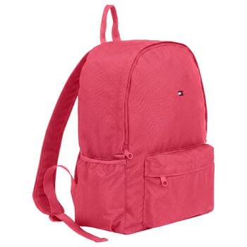 Girls Pink Logo Backpack