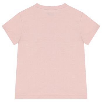 Girls Pink Logo T-Shirt