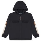 Boys Black & White Tracksuit Set (3 Piece), 3, hi-res