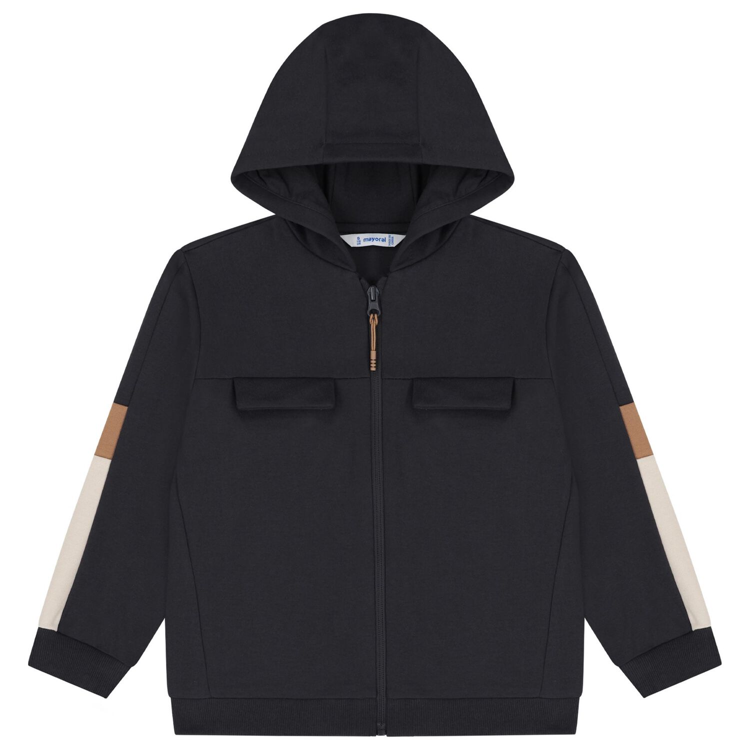 Boys Black & White Tracksuit Set (3 Piece), 3, hi-res