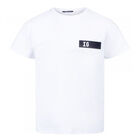 Boys White Logo Top, 1, hi-res