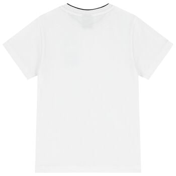 Boys White Logo T-Shirt