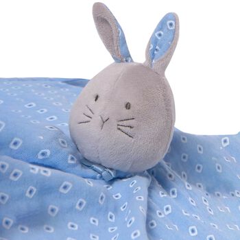 Baby Boys Blue & Beige Doudou Comforter