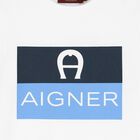 Boys White Logo T-Shirt, 1, hi-res