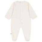 Ivory & Gold Logo Babygrow, 1, hi-res