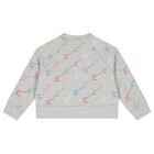 Girls Grey Logo Tracksuit, 1, hi-res