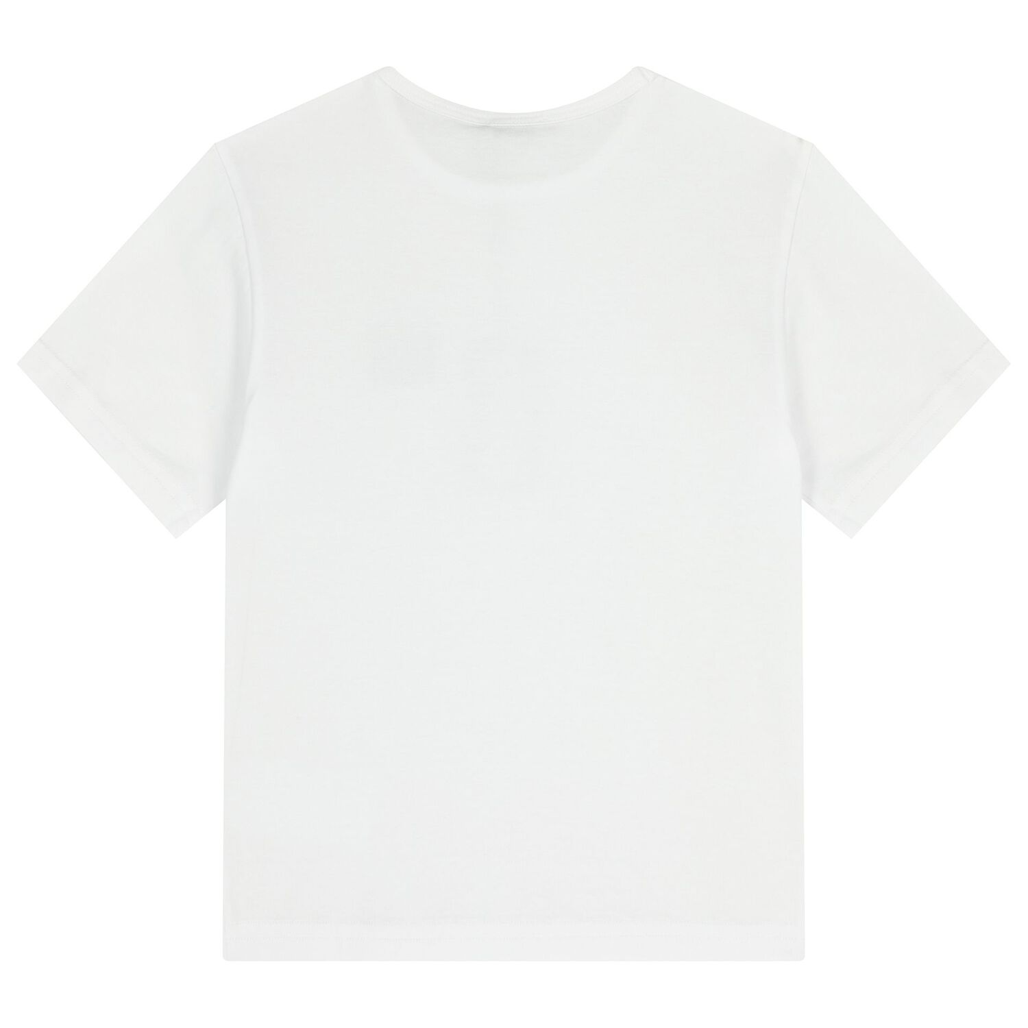 Boys White Logo T-Shirt, 1, hi-res