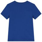 Boys Blue Logo T-Shirt, 1, hi-res