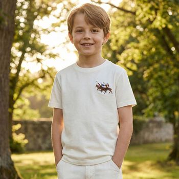 Boys White Logo T-Shirt