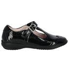 Girls Black Patent Shoes, 1, hi-res