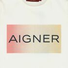 Girls Ivory Logo T-Shirt, 3, hi-res