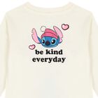 Girls Ivory Lilo & Stitch Long Sleeve Top, 1, hi-res