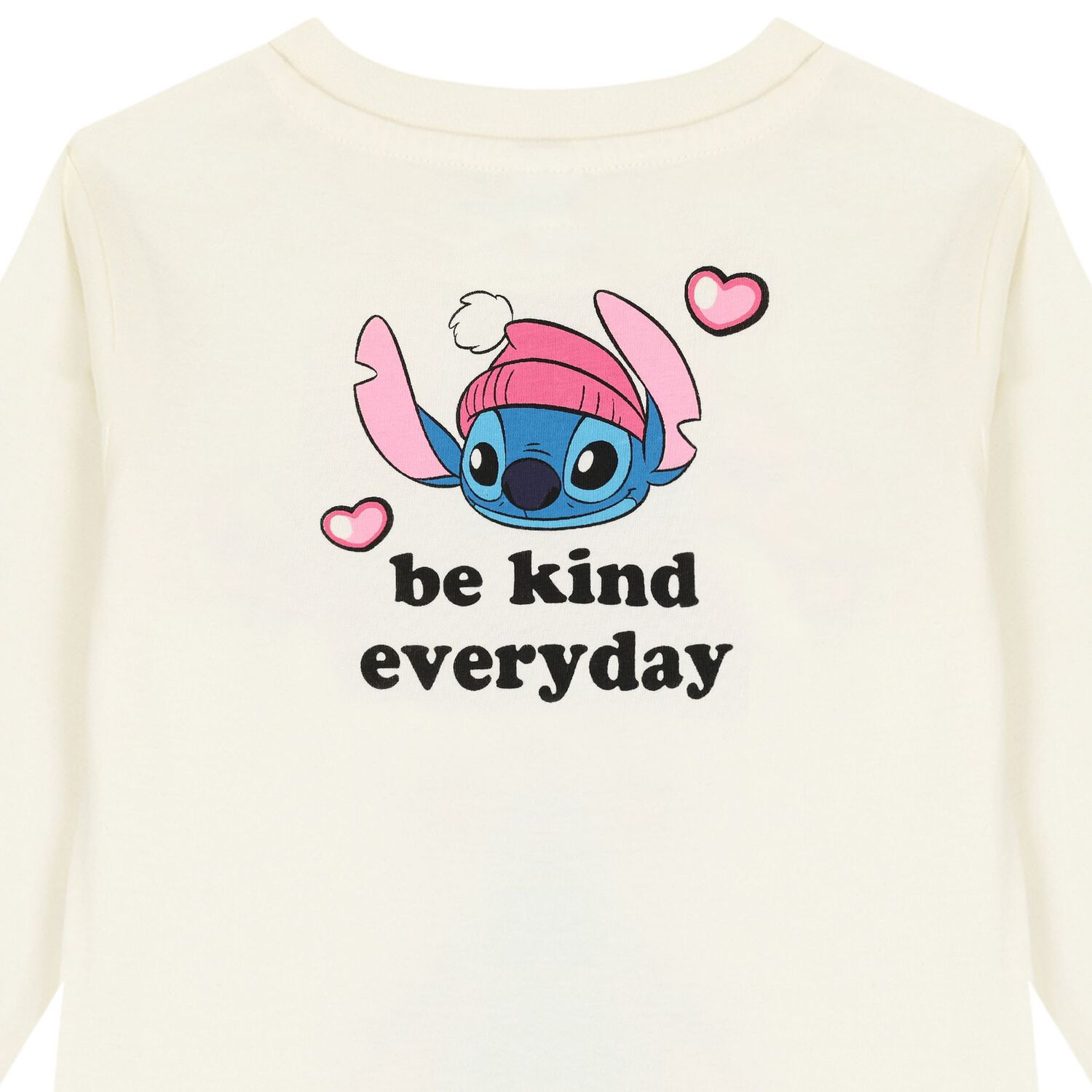 Girls Ivory Lilo & Stitch Long Sleeve Top, 1, hi-res
