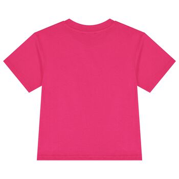 Girls Pink Logo T-Shirt