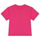 Girls Pink Logo T-Shirt, 1, hi-res
