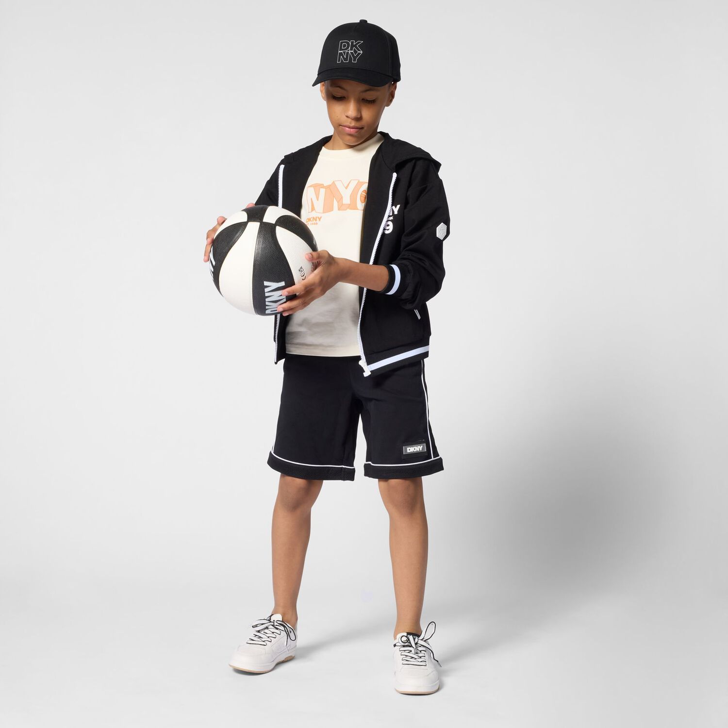 Black Logo Cap, 1, hi-res