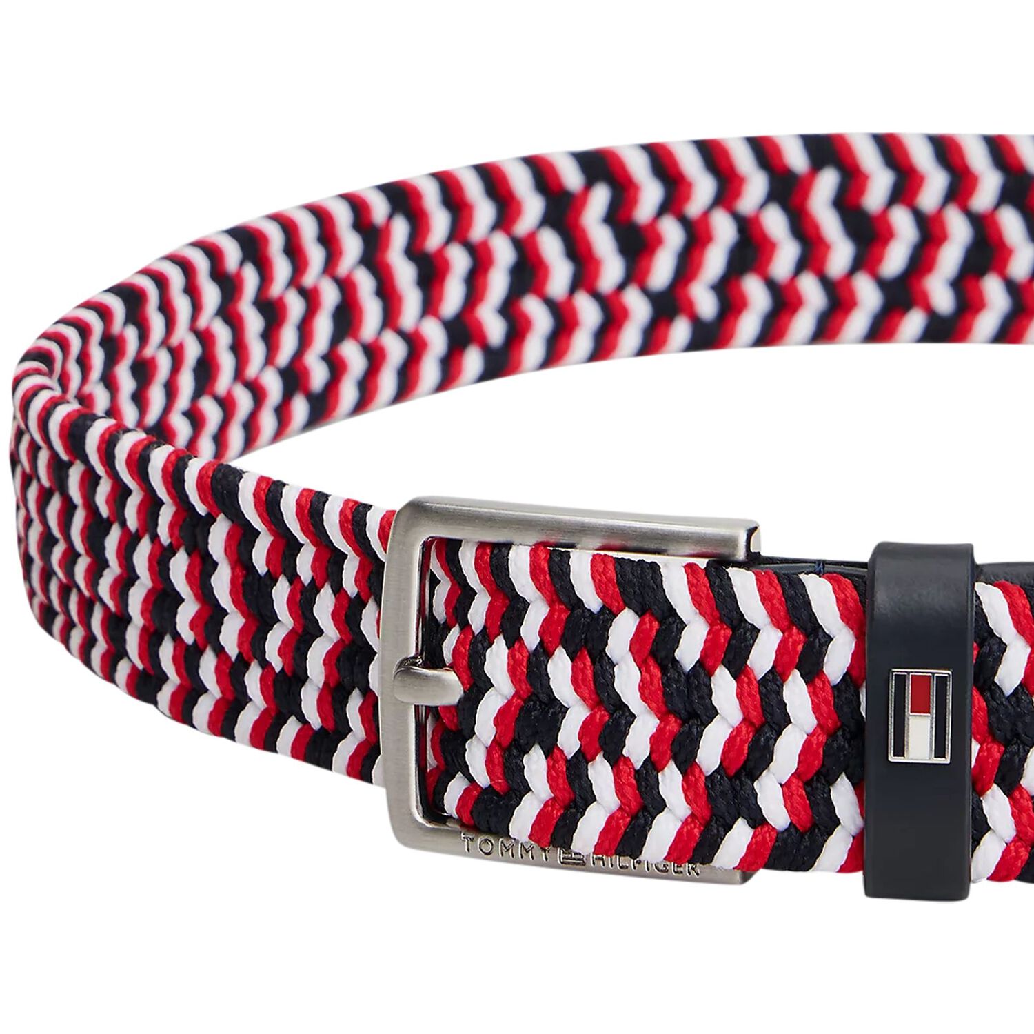 Boys White, Navy Blue, & Red Belt, 1, hi-res