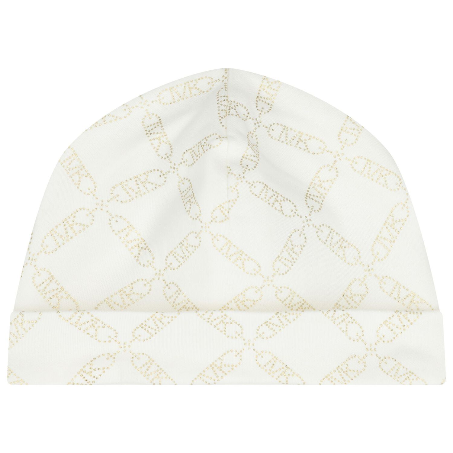 Baby Girls Ivory & Gold Logo Babygrow Gift Set, 1, hi-res