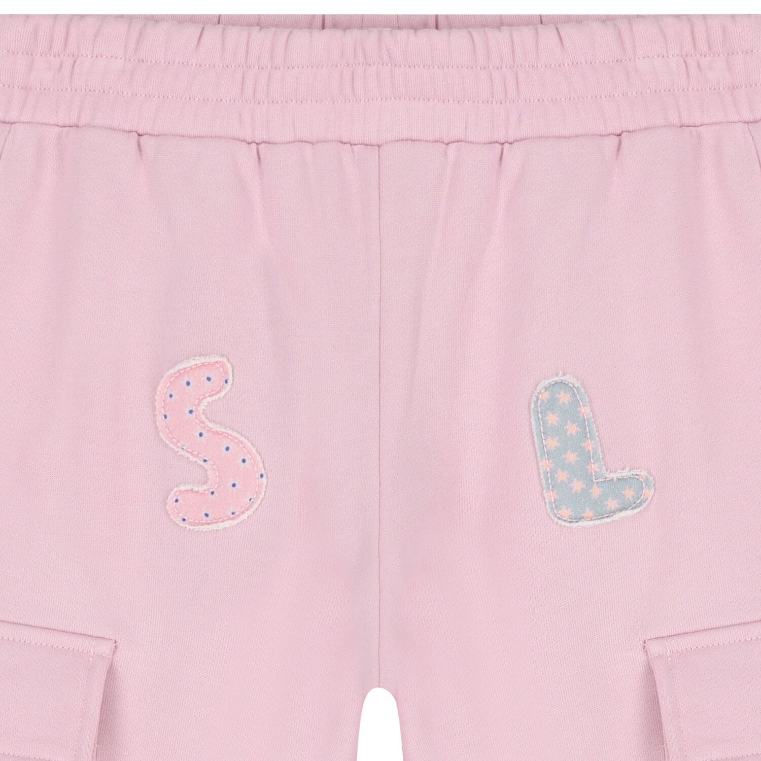 Girls Pink Logo Joggers, 1, hi-res