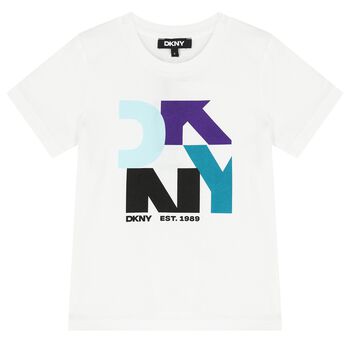 Boys White Logo T-Shirt