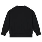 Black Teddy Bear Logo Sweatshirt, 1, hi-res