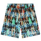 Boys Multi-Colored Zig Zag Swim Shorts, 1, hi-res