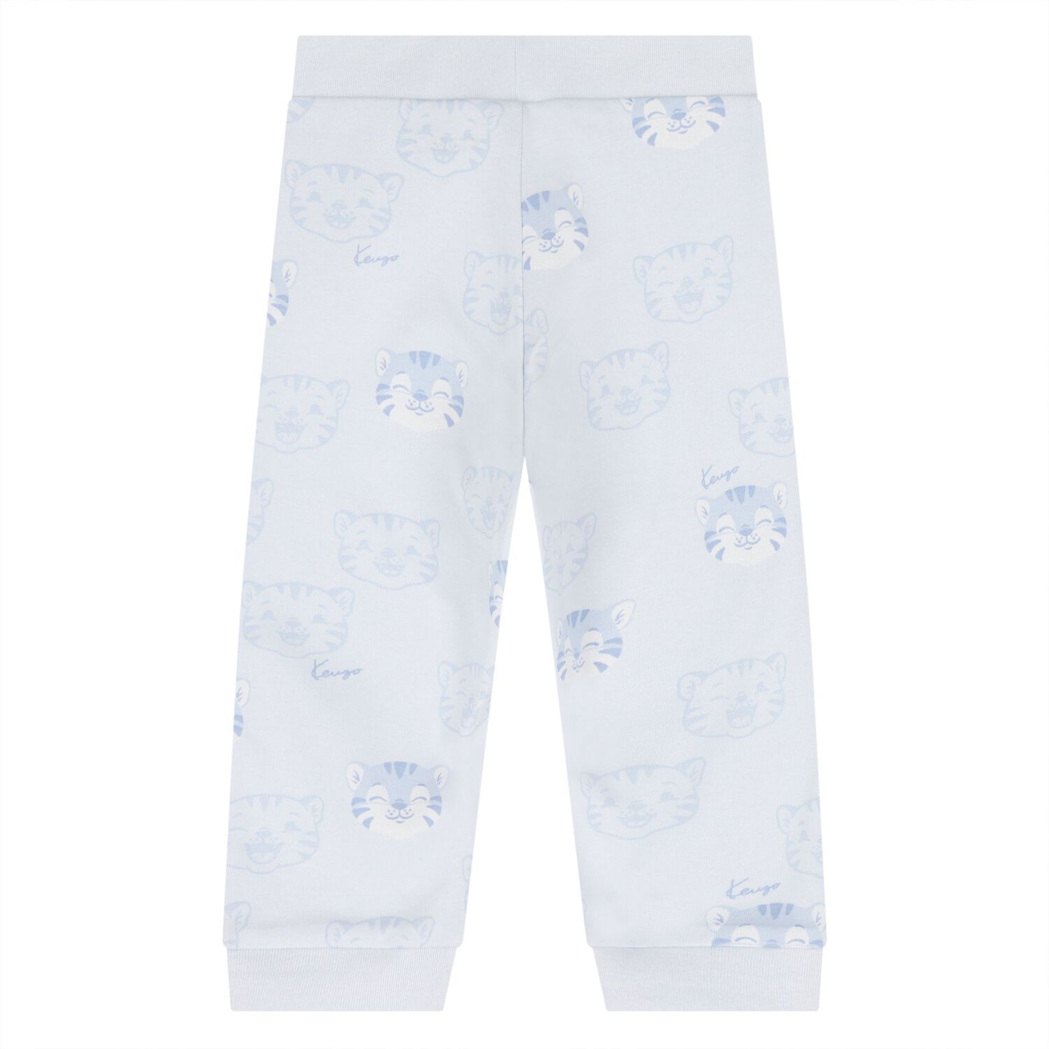 Younger Boys Blue Tiger Logo Joggers Set, 1, hi-res