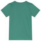 Boys Green Logo T-Shirt, 3, hi-res