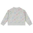 Girls Grey Logo Tracksuit, 1, hi-res