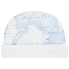 Baby Boys White & Blue Geo Map Babygrow Gift Set , 3, hi-res