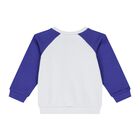 Younger Boys Blue & White Logo Tracksuit, 1, hi-res