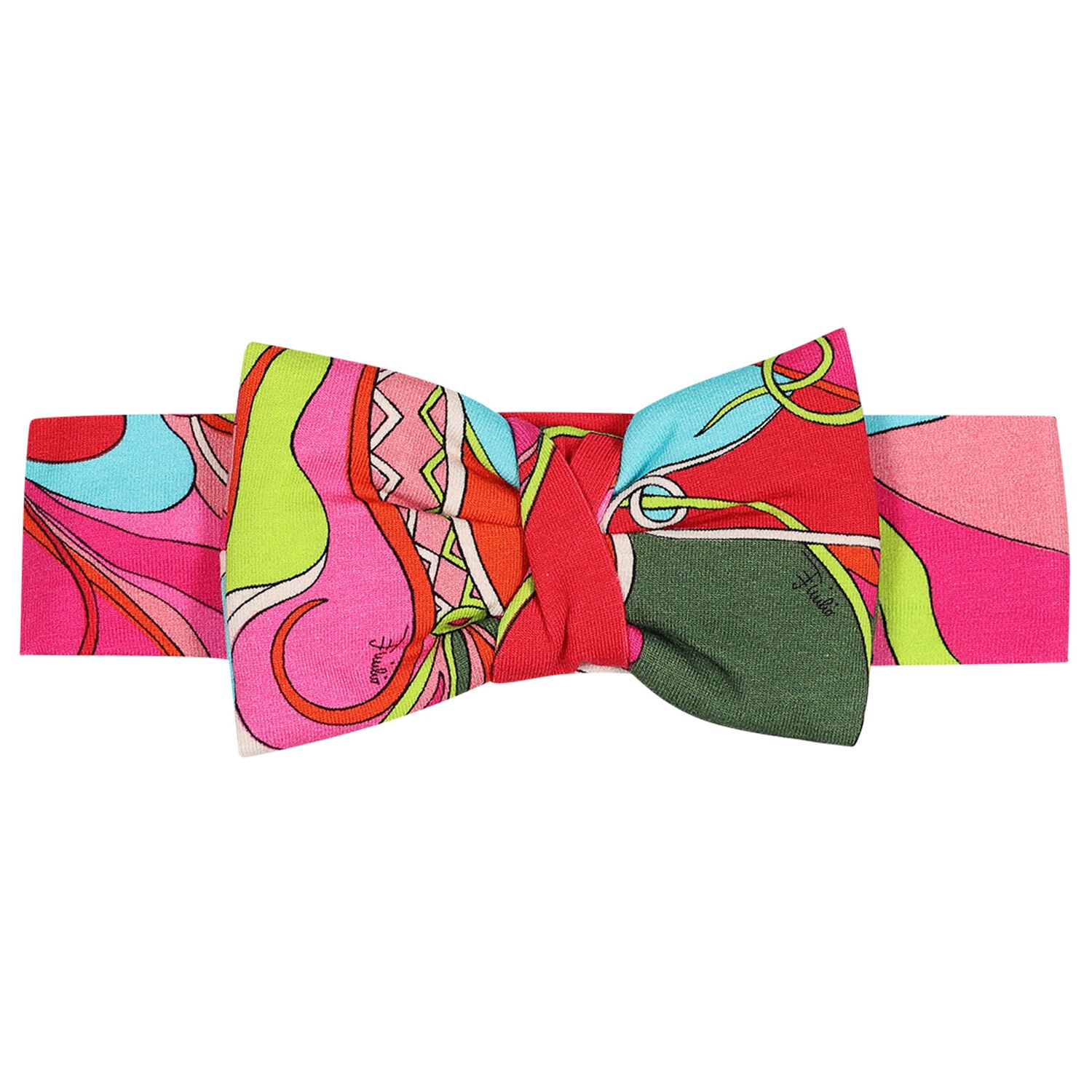 Girls Multi-Coloured Iride Bow Headband, 2, hi-res