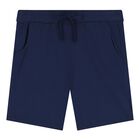 Boys Yellow & Navy Blue Shorts Set, 2, hi-res