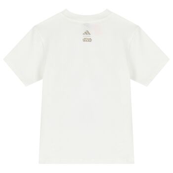 Boys Ivory Logo Star Wars T-Shirt