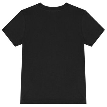 Black Teddy Bear Logo T-Shirt