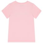 Girls Pink Logo T-Shirt, 3, hi-res