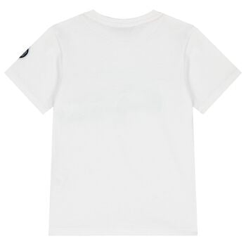 Boys White Logo T-Shirt