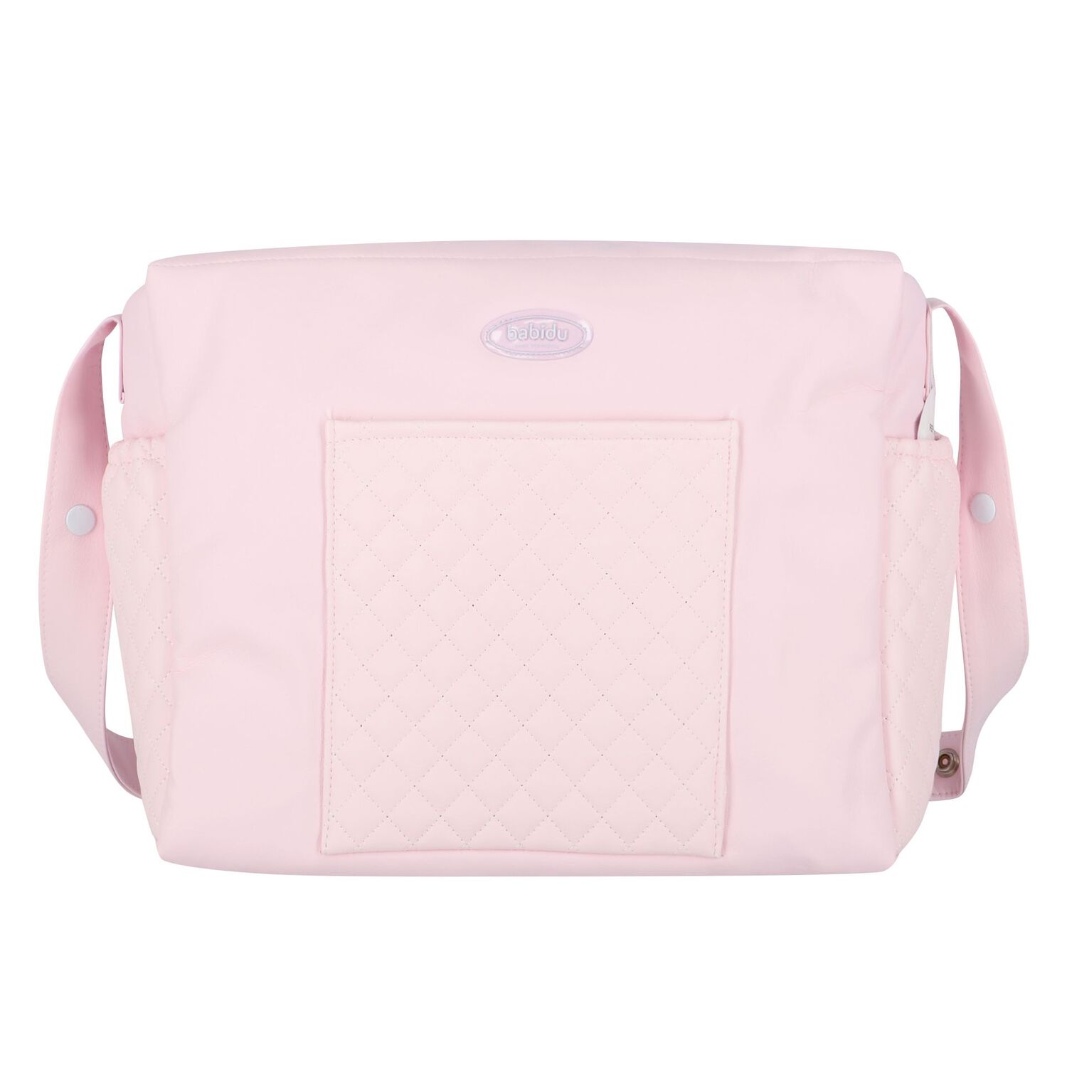 Pink Quilted Baby Changing Bag, 2, hi-res