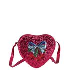 Girls Pink Bow & Cherry Handbag, 1, hi-res