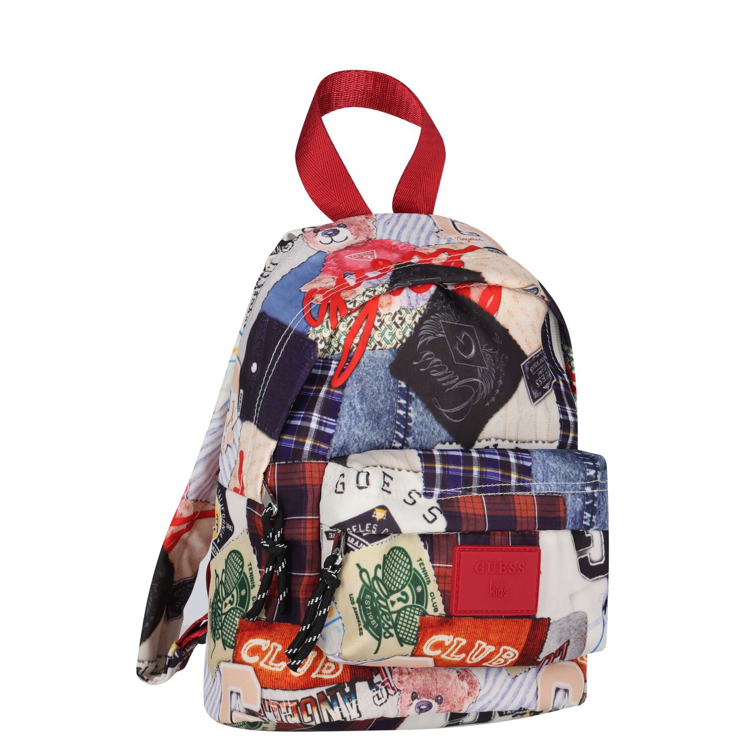 Boys Multi-Coloured Logo Backpack, 1, hi-res