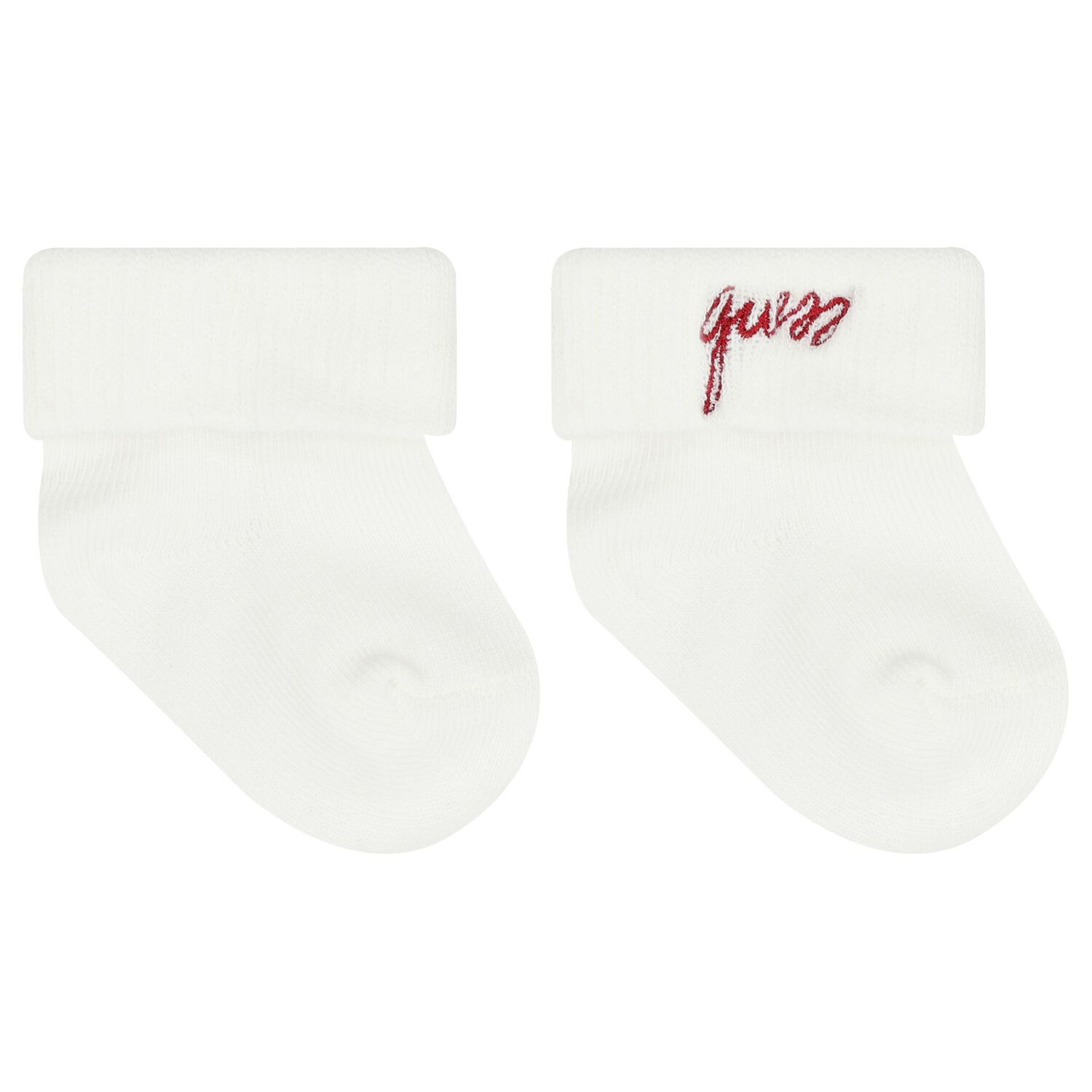 Ivory & White Teddy Bear Logo Baby Bodysuit Set, 3, hi-res