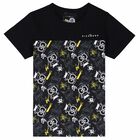 Boys Black Printed T-Shirt, 1, hi-res