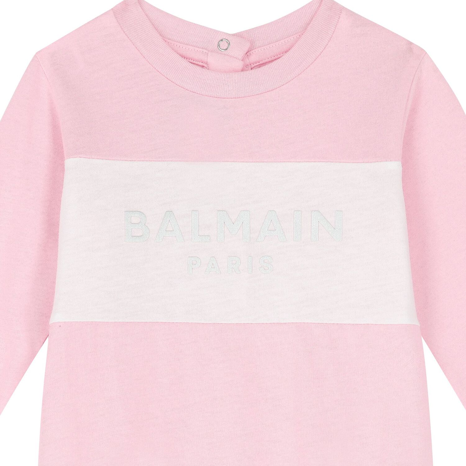 Baby Girls White & Pink Logo Babygrow Gift Set, 2, hi-res image number null