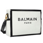 White & Black Logo Baby Changing Bag, 1, hi-res