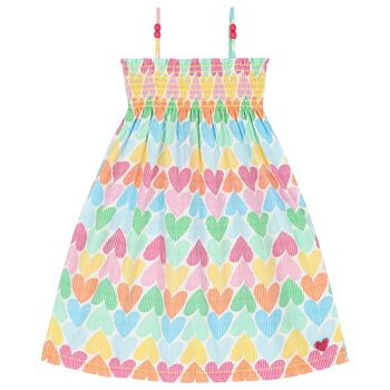 Girls Multi-Coloured Heart Dress