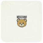 Ivory Teddy Bear Logo Baby Blanket, 1, hi-res