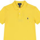 Boys Yellow Logo Polo Shirt, 1, hi-res