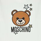 Girls Ivory Logo Dress, 1, hi-res