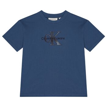 Boys Blue Logo T-Shirt